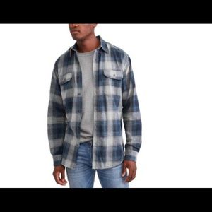NWT Men’s Tall Flannel Button Up Shirt
